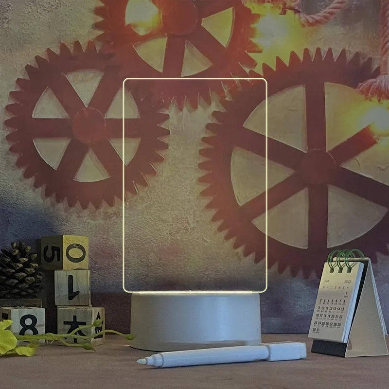 Erasable USB Drawing Board & Night Light - Ideal for Children's Bedrooms