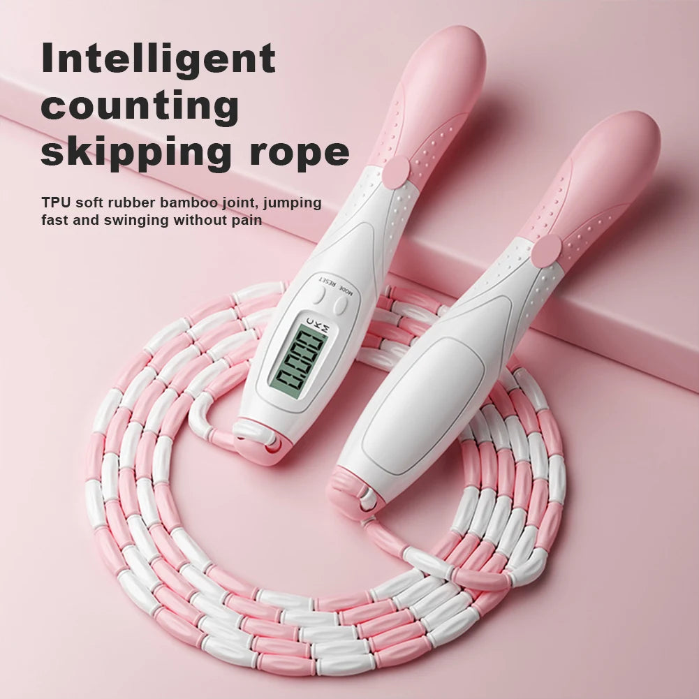 2.8m Digital Counting Jump Rope - Adjustable Fitness Skipping Rope