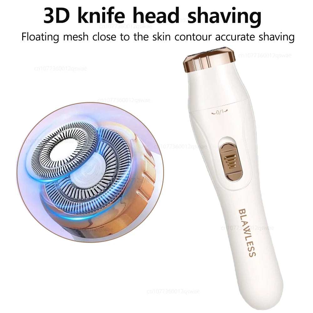 Portable Epilator & Shaver for Women - Painless Hair Removal