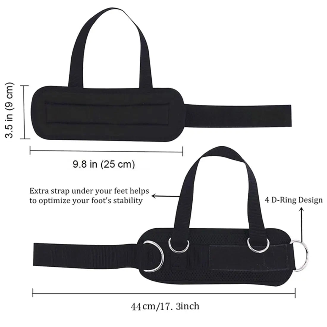 Ankle Straps for Cable Machine – Glute, Leg & Lower Body Training
