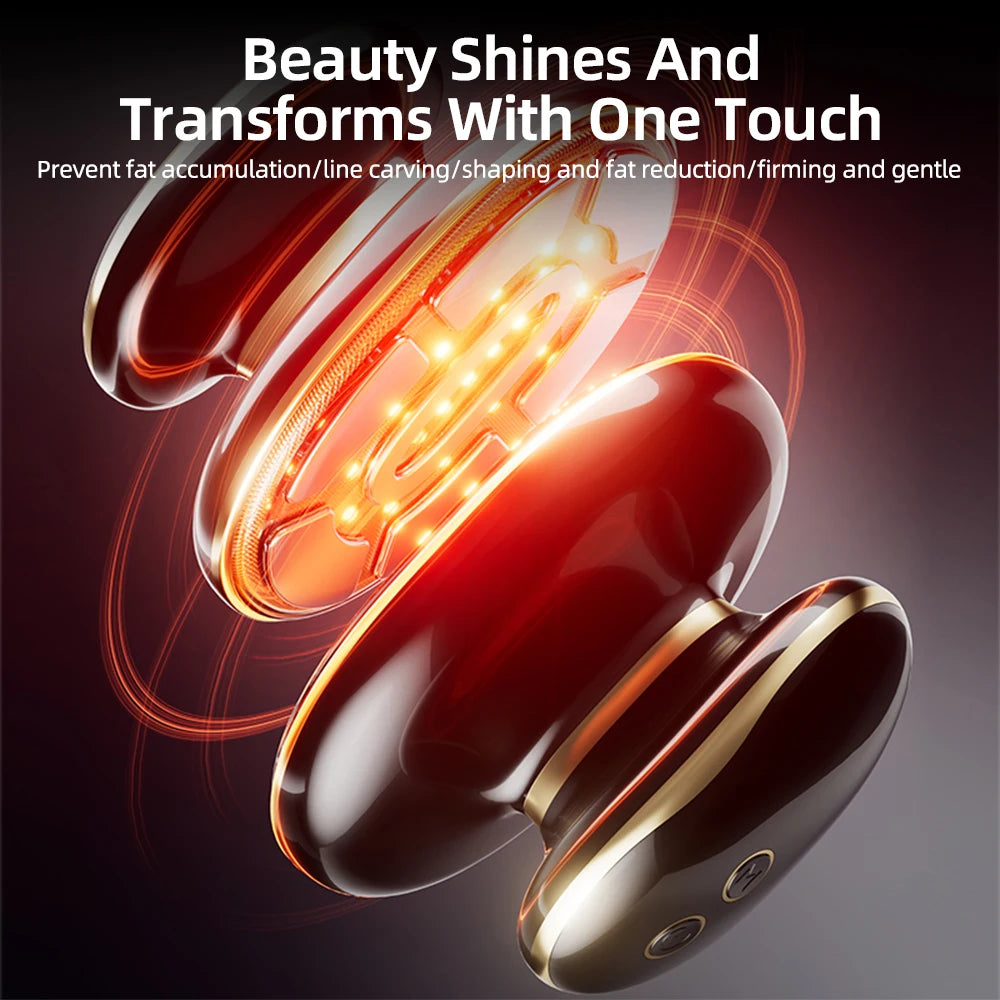 LED Face & Body Massager – 4 Modes Color Light Vibration Skin Care Tool