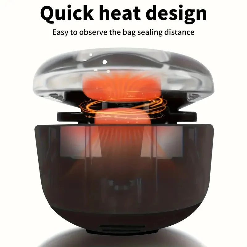 Mini Plastic Bag Sealing Machine - An Ideal Choice for Food, Snacks, and Kitchen Supplies (Excluding Batteries)