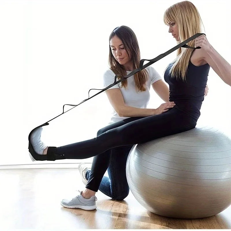 Adjustable Yoga Stretching Band – Leg, Foot & Full Body Flexibility