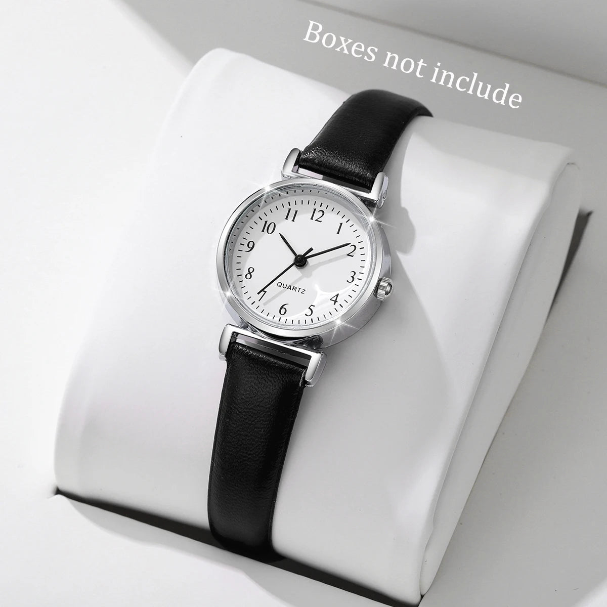 Fashion Small Dial Women's Quartz Watch – Leather Band Analog Wristwatch