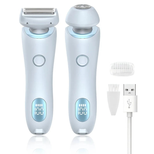 Women's 2-in-1 Shaver - Wet & Dry, Painless Hair Removal
