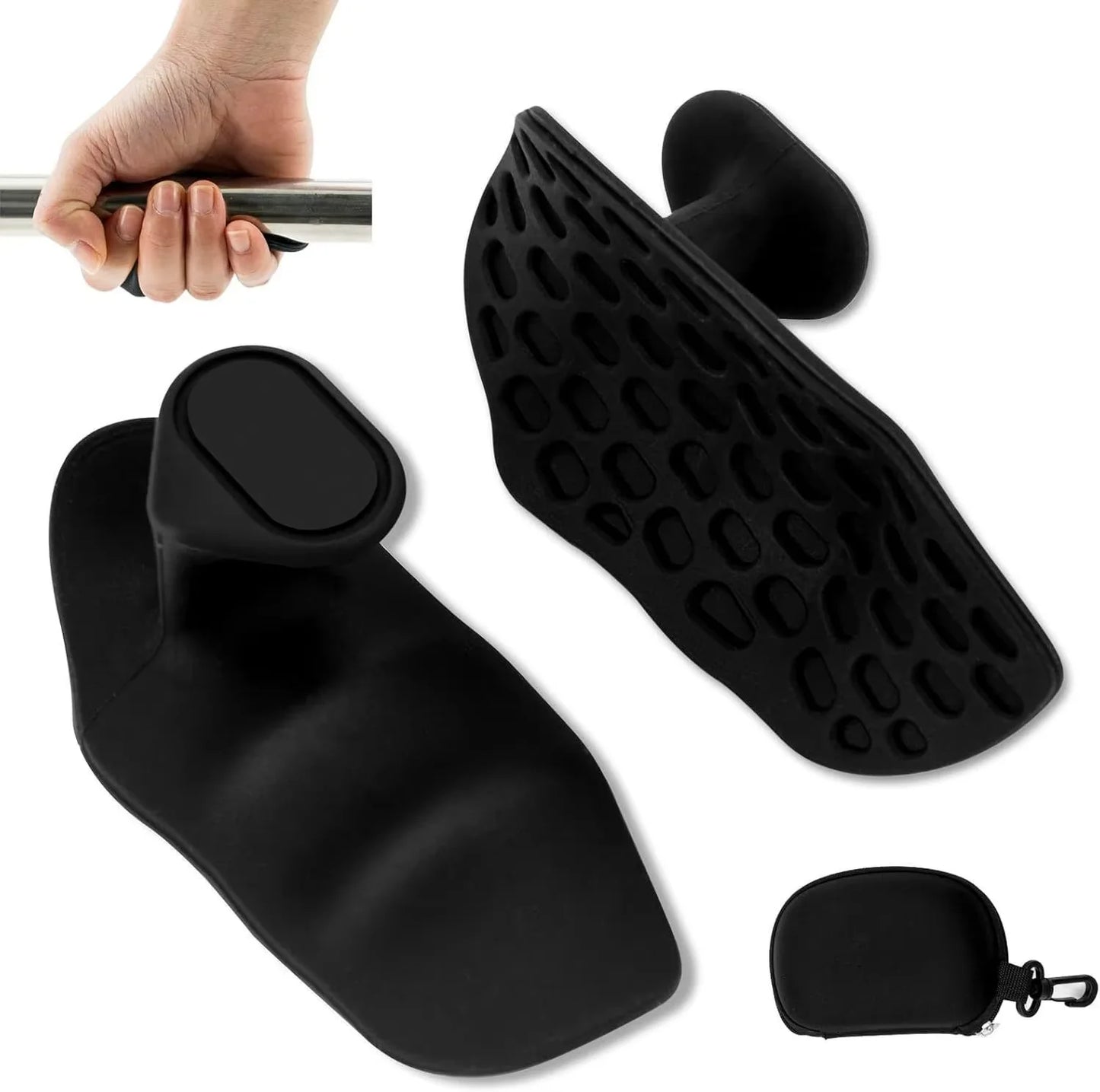 Weightlifting Grip Pads – Silicone Palm Protection for Gym Training