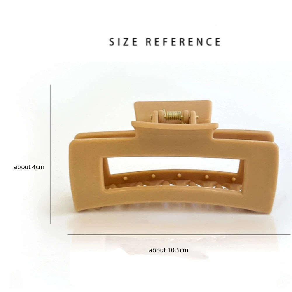 Soft Unsnappable Claw Clip - Lightweight & Flexible Hairpin for Effortless Ponytails