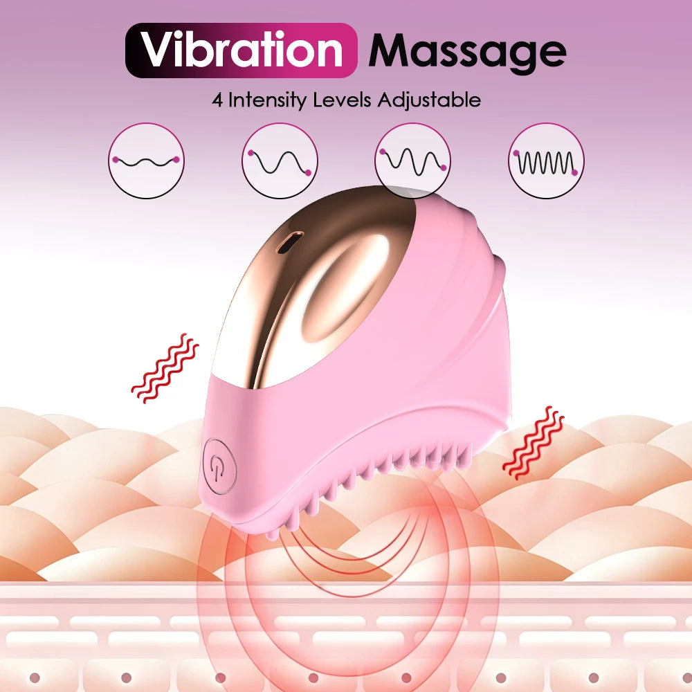 Body & Face Exfoliating Brush – Firm Bristles for Shower Skincare & Massage