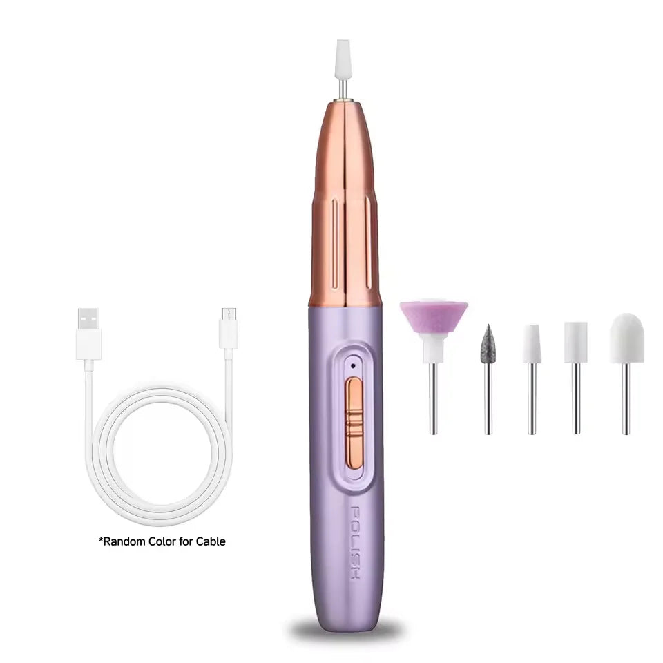 Electric Nail Grinder – Rechargeable Portable Nail File & Polisher