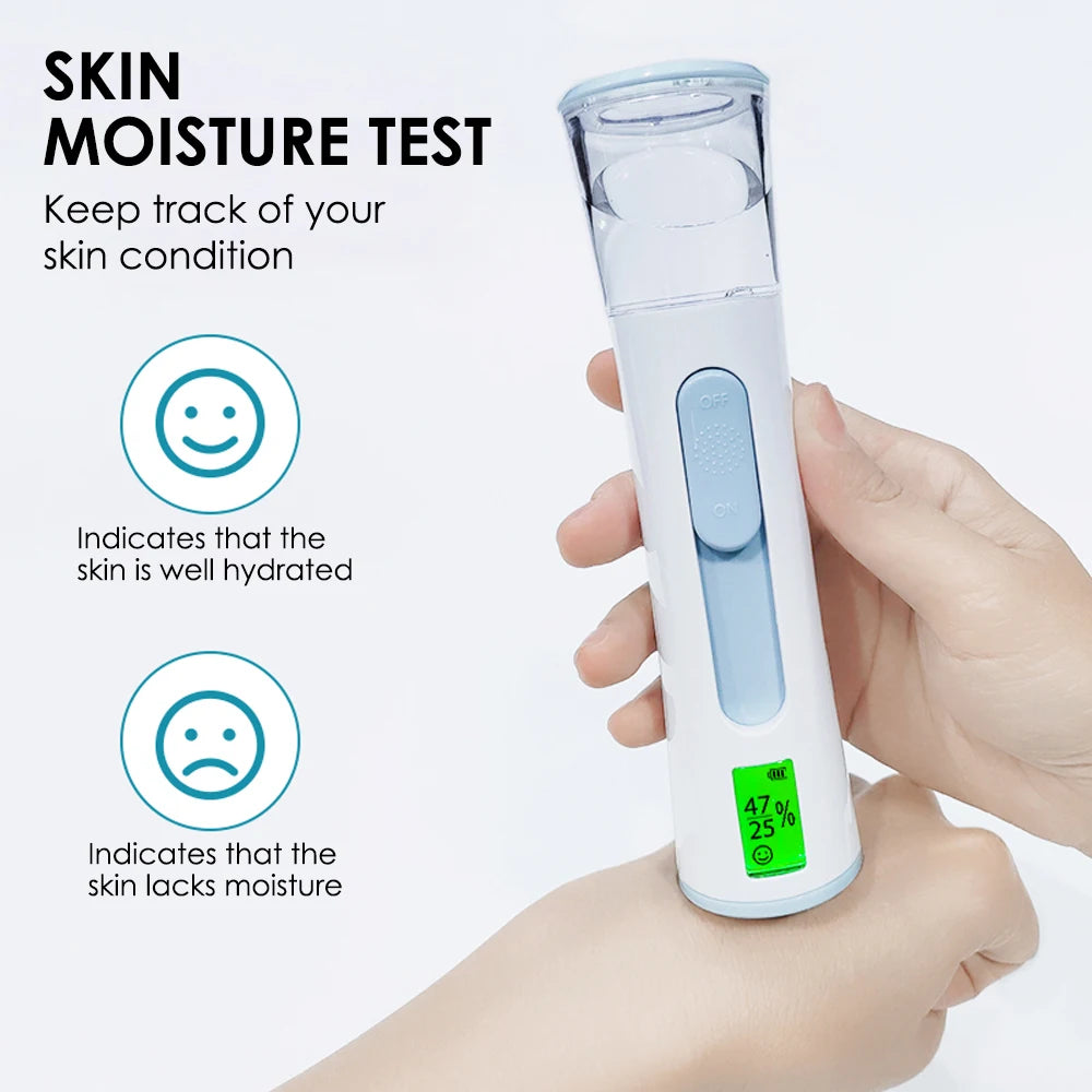 Mist Sprayer, Double Spray-Head Nano Face Hydrating Nebulizer, Mini Facial Steamer