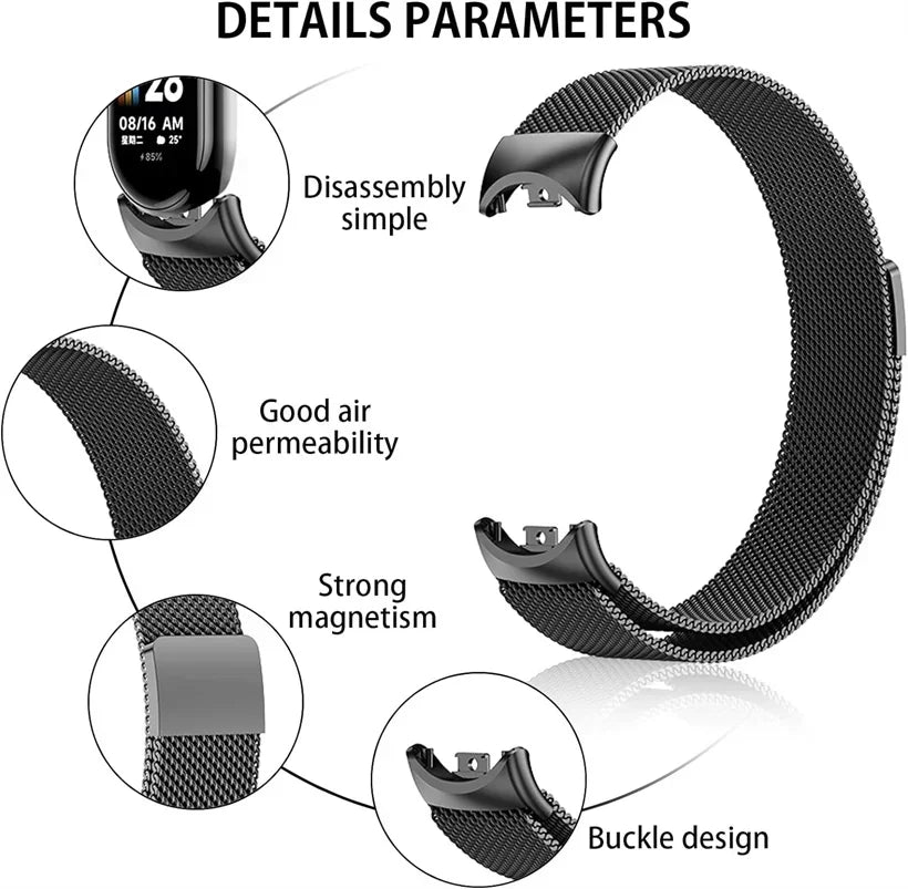 Milanese Loop Strap for Smart Watch 10/9/8 NFC