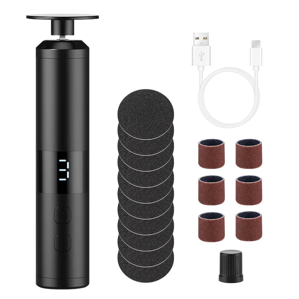 Electric Callus Remover – 6-Speed USB-C Rechargeable Pedicure Tool