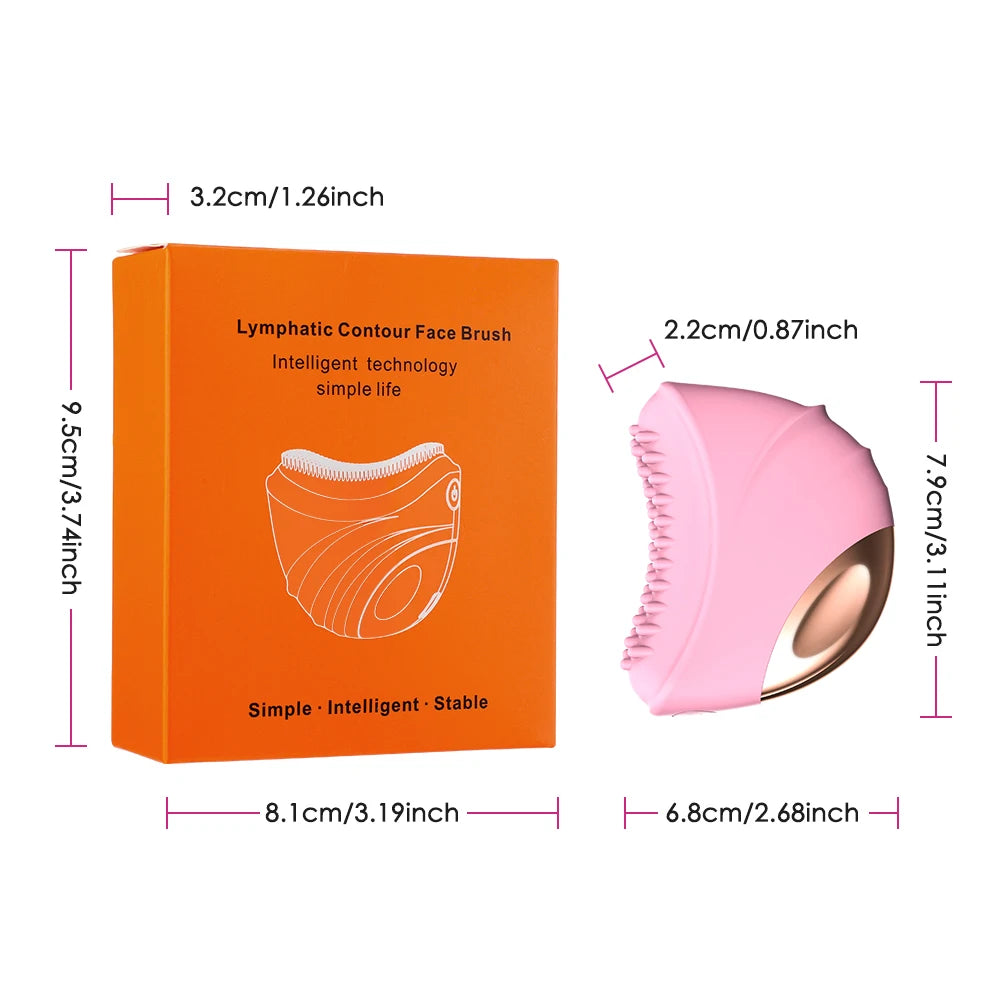 Body & Face Exfoliating Brush – Firm Bristles for Shower Skincare & Massage