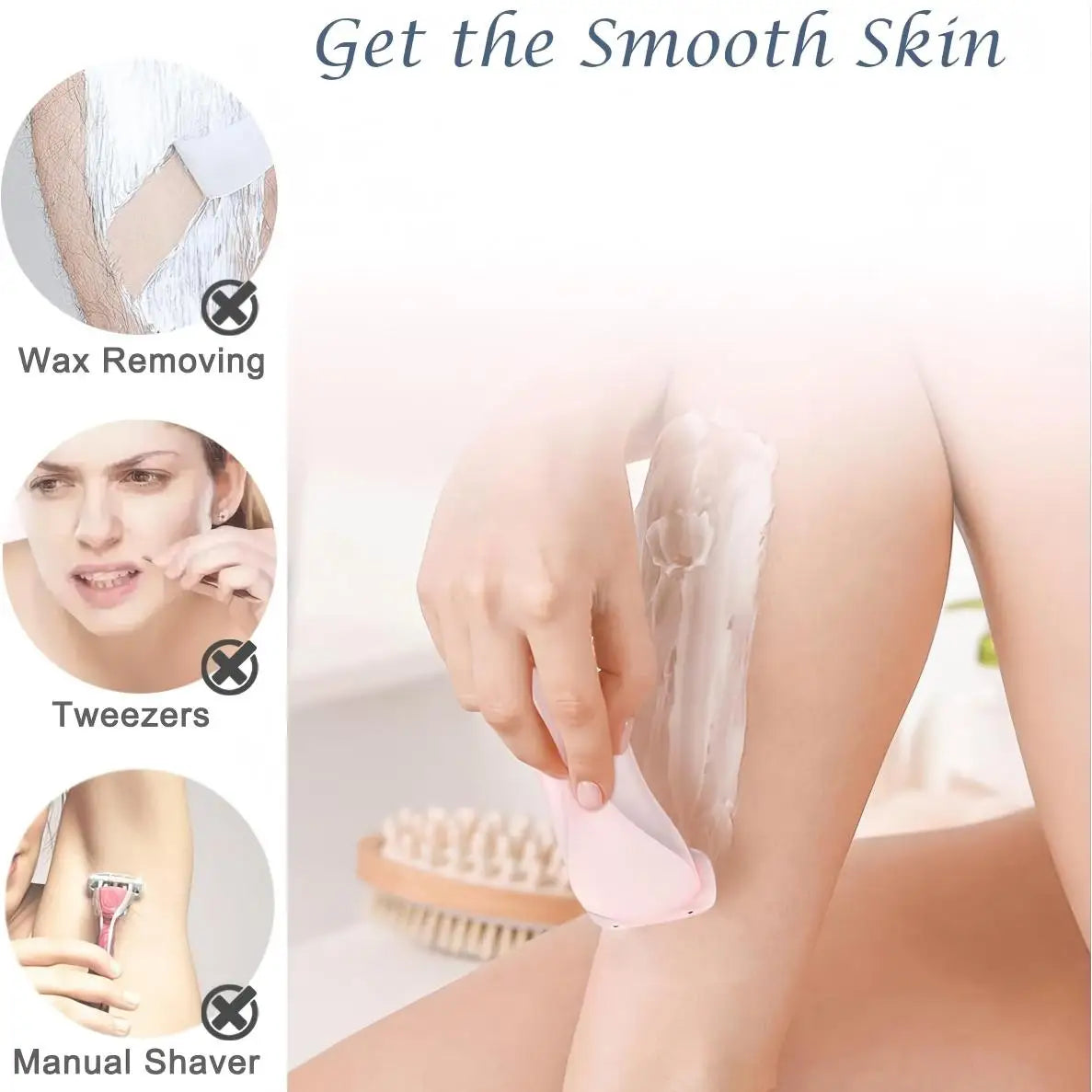 Women's 2-in-1 Shaver - Wet & Dry, Painless Hair Removal