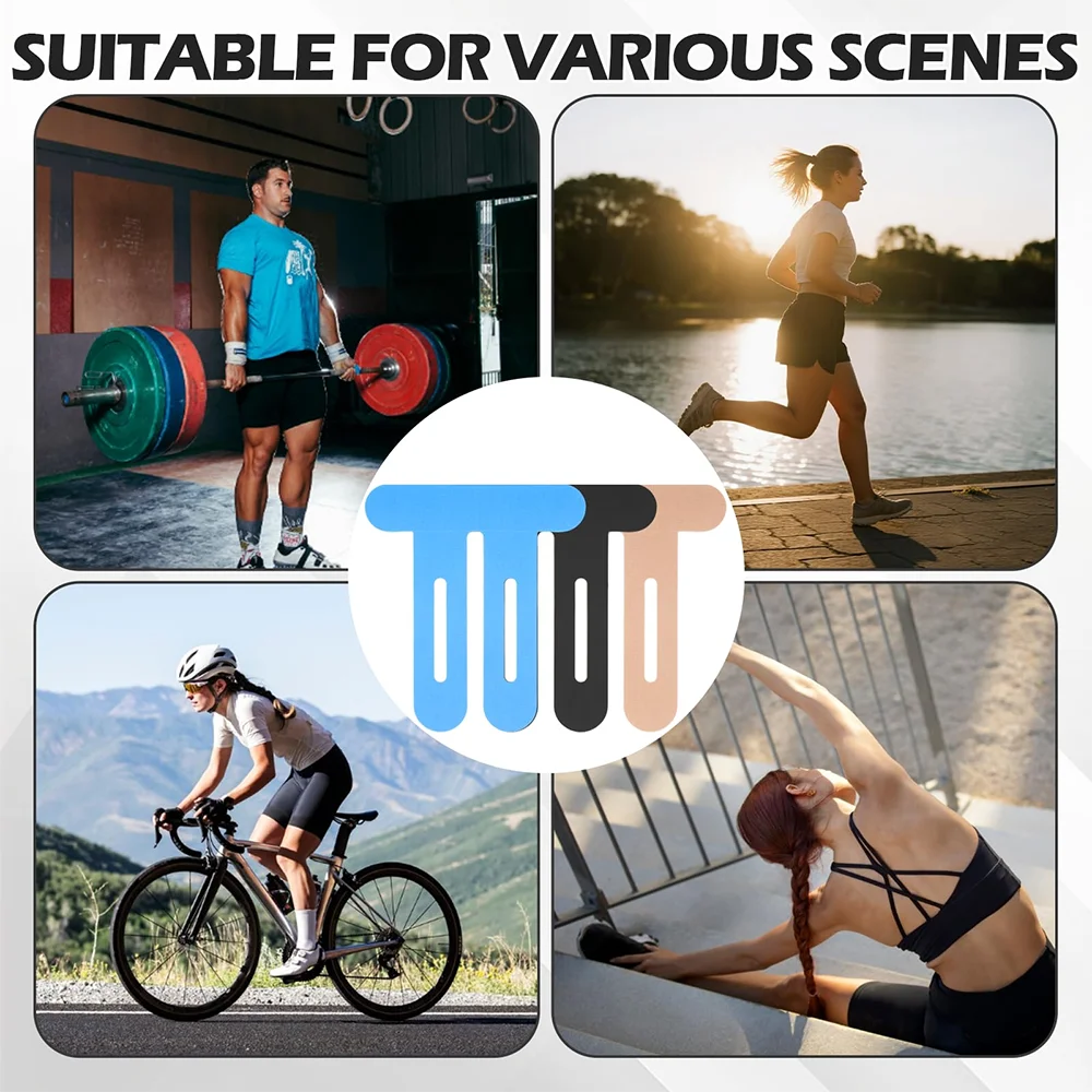 Adjustable Kinesiology Knee Tape – Waterproof Sport Support for Running & Hiking