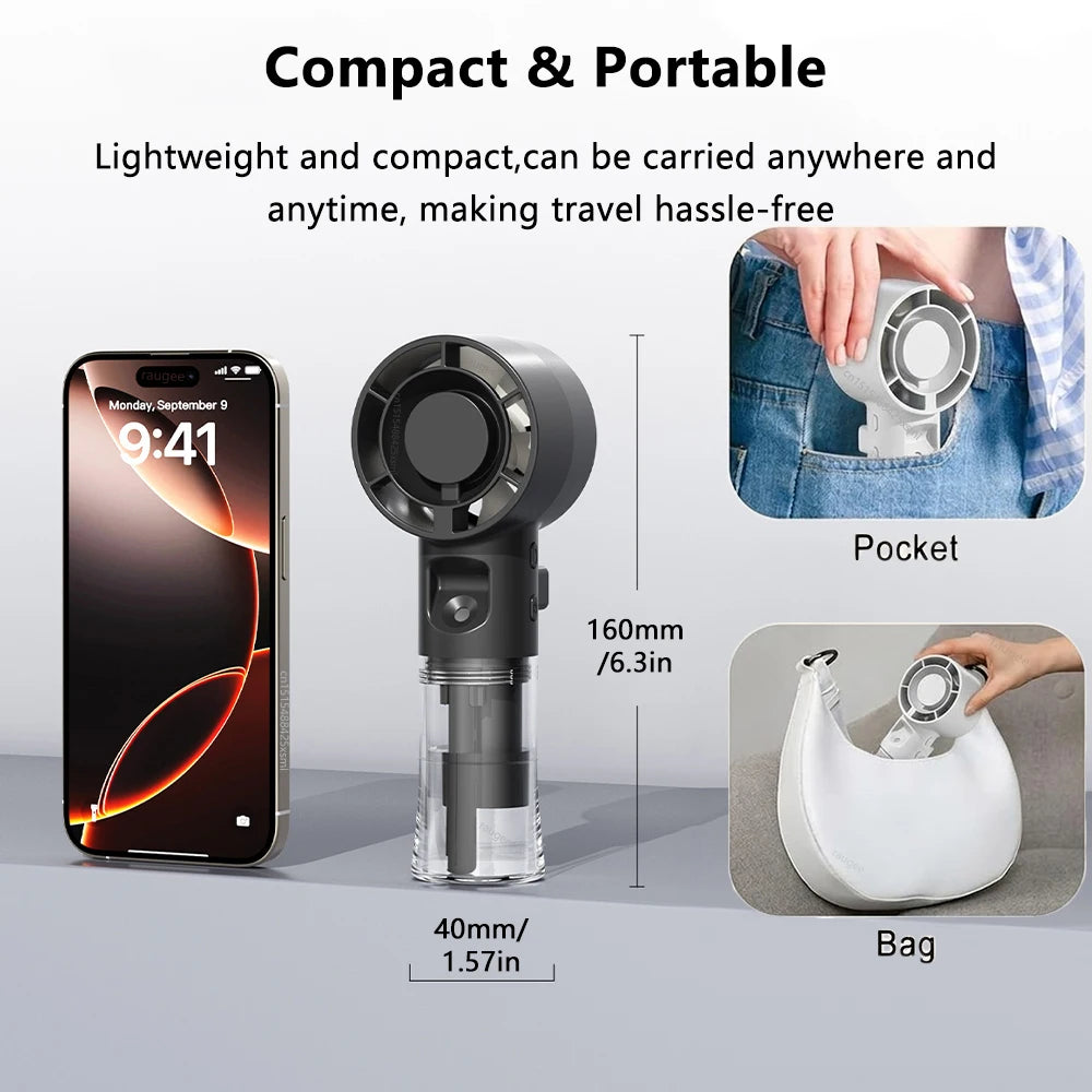Portable Misting Fan - Personal Cooling Device