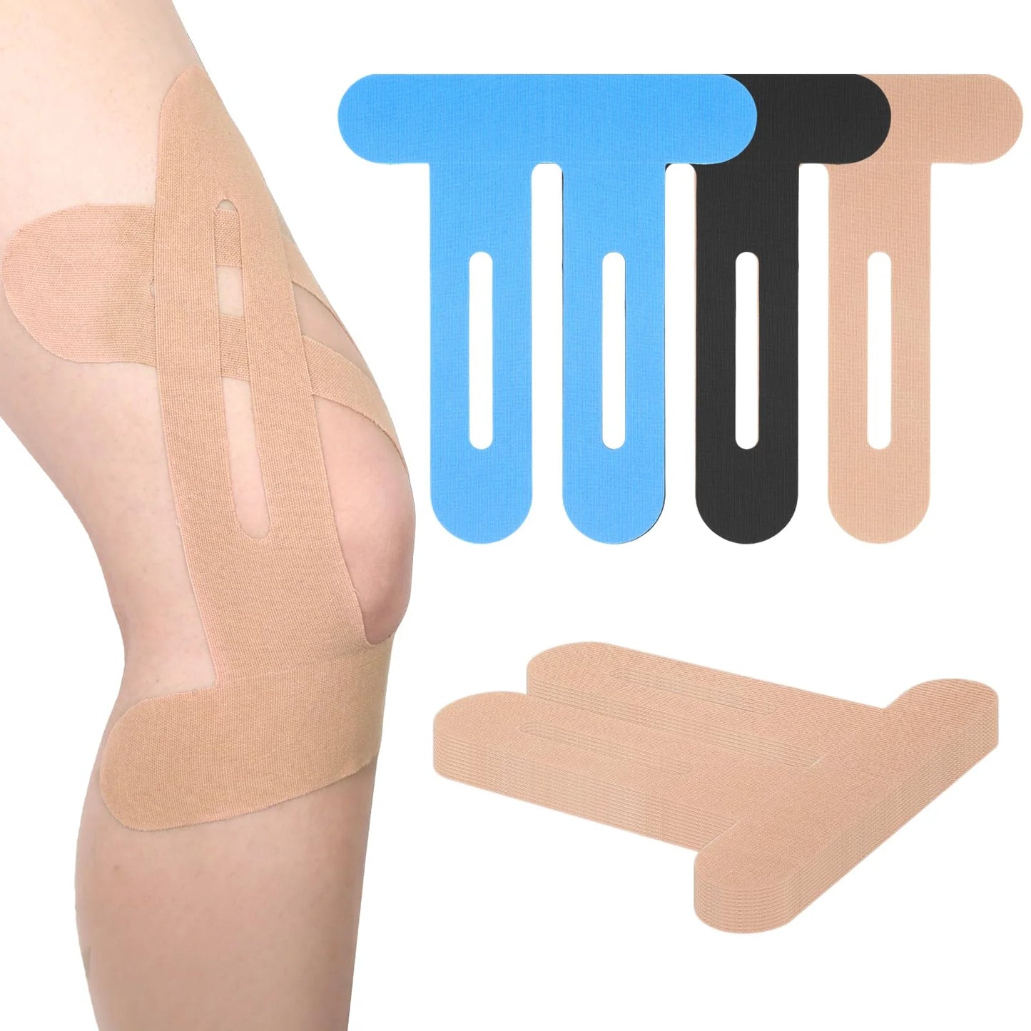 Adjustable Kinesiology Knee Tape – Waterproof Sport Support for Running & Hiking