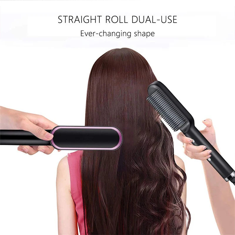 Electric Hot Comb Hair Straightener