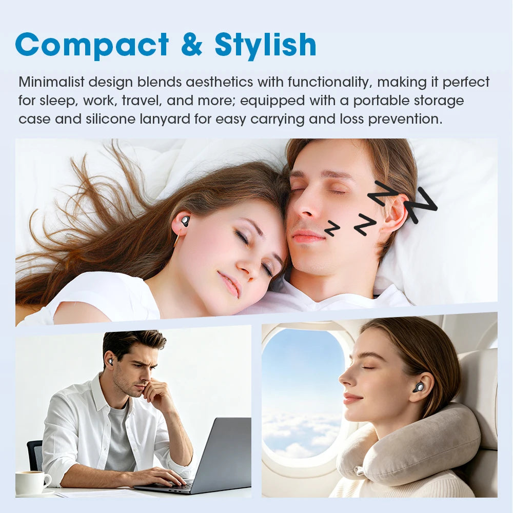Silicone Ear Plugs Sleeping Earplugs Noise Reduction Reusable Washable Ear Plug for Dual Noise Reduction Ear Plug Protection