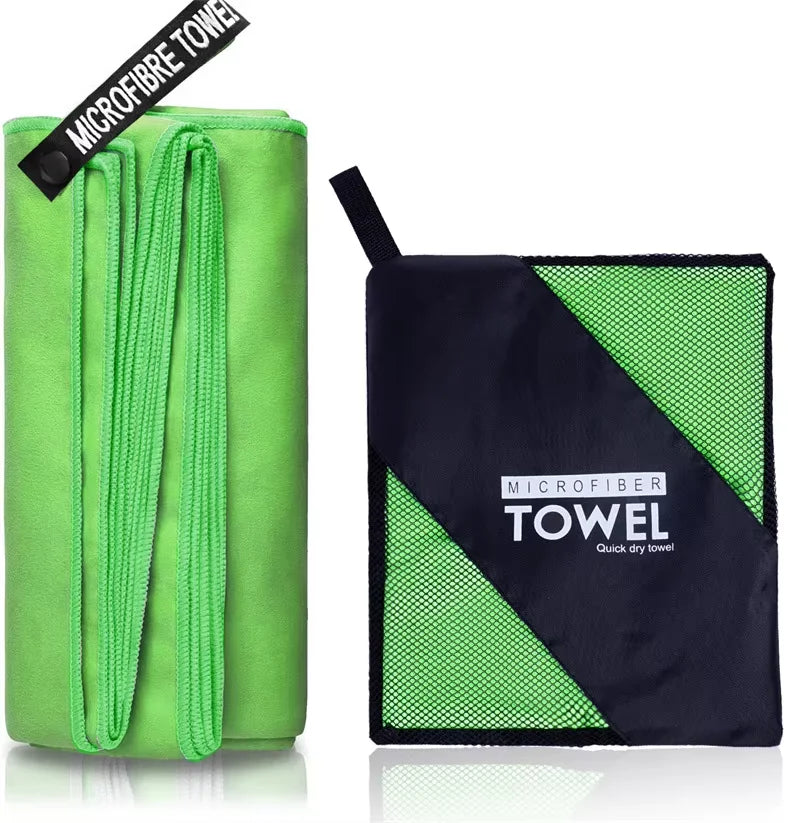 Quick-Dry Microfiber Towel – Ultra-Absorbent for Gym, Beach & Travel